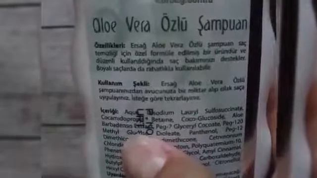 Шампунь с Алоэ вера от Ersag