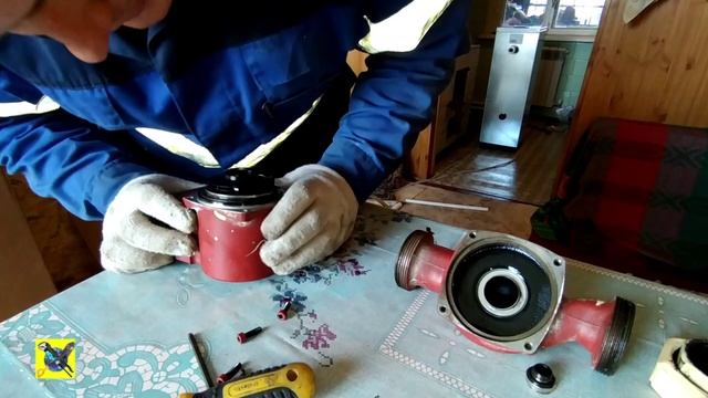 РЕВИЗИЯ НАСОСУ GRUNDFOS СВОИМИ РУКАМИ.КАК РАЗОБРАТЬ ЦИРКУЛЯЦИОННЫЙ НАСОС. смотреть онлайн