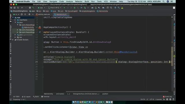 ការបង្កើត Alert Dialog | Alert Dialog in Android | The Coding Skill смотреть онлайн
