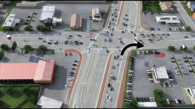 Continuous flow intersection смотреть онлайн