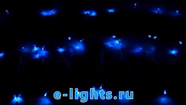 Электрогирлянда ПРЕМИУМ КЛАСС на батарейках, 50 синих LED ламп, Beauty LED, EST50-4W10-8B смотреть онлайн