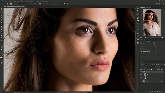 Tutorial Photoshop - Separación de frecuencias para Retoque de piel EXPLICADO | Antonio Garci смотреть онлайн