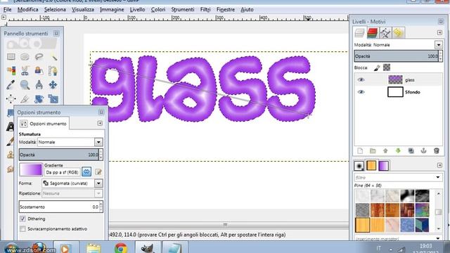 Come fare la scritta glass senza filtro eye candy 4000 su gimp смотреть онлайн