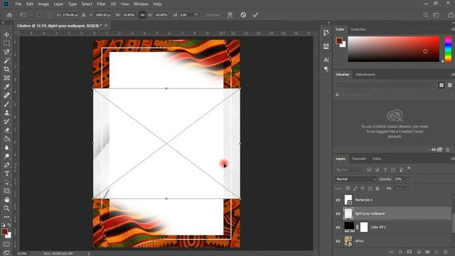 How to Design Citation Using Photoshop CC 2019 смотреть онлайн