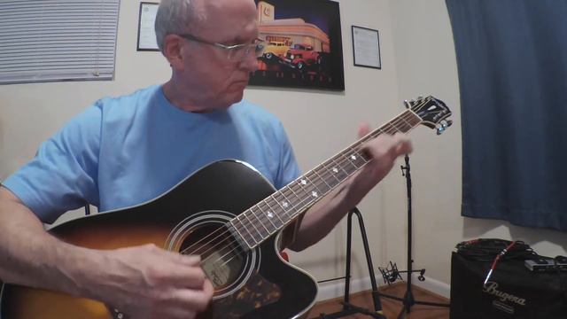 Epiphone Masterbilt DR-500MCE in Vintage Sunburst - Test: Nanoflex and NanoMag Pickups into ZoomQ8H смотреть онлайн