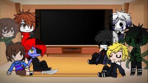 реакция андертейл на друзей санса