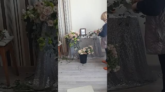 Композиция на стол молодожёнов. Часть 2-я смотреть онлайн