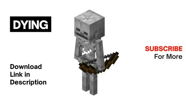 Minecraft Skeleton Sound Effect - Dying【With Download】 смотреть онлайн