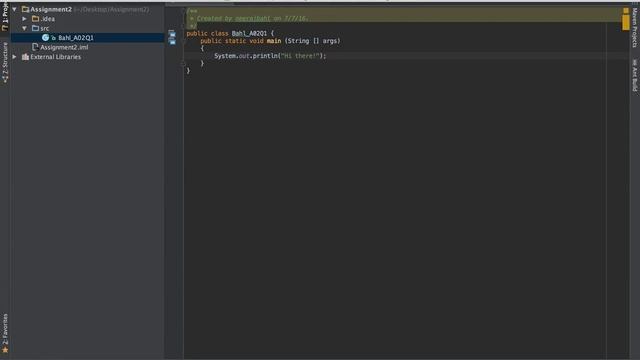 ASU CST200 .java file location for IntelliJ IDE Projects смотреть онлайн