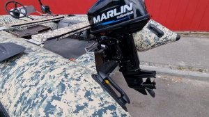 Комплект лодка GLADIATOR E420 с мотором MARLIN MP 30 AWRS на дистанции