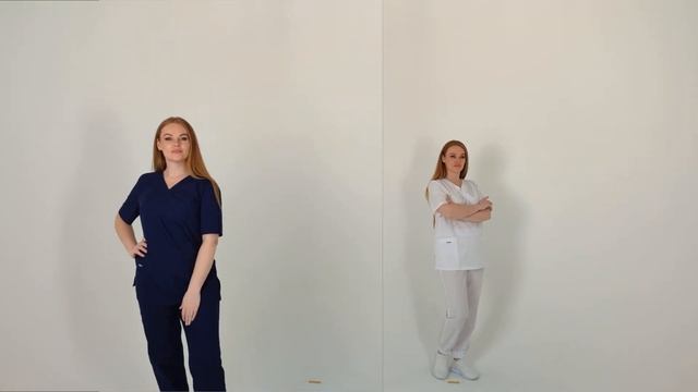 Обзор | Медицинский костюм Capriz E754\L073 – темно-синий | ELIT медицинский маркетплейс смотреть онлайн