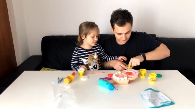 Плей До пластилин, набор "Доктор Зубастик" Играем в стоматолога (Play Doh) Для Детей Детский канал смотреть онлайн