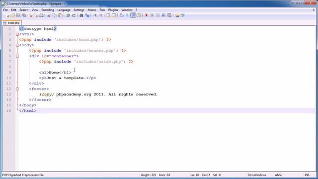 PHP Tutorials Register & Login Part 3 Breaking up the Template смотреть онлайн