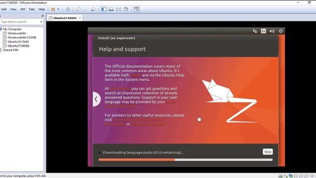 How to Install Ubuntu 17.04 on VMware Workstation 12 | SYSNETTECH Solutions смотреть онлайн