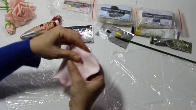 Урок №2 Веточка розы. Окрашивание глинки. смотреть онлайн