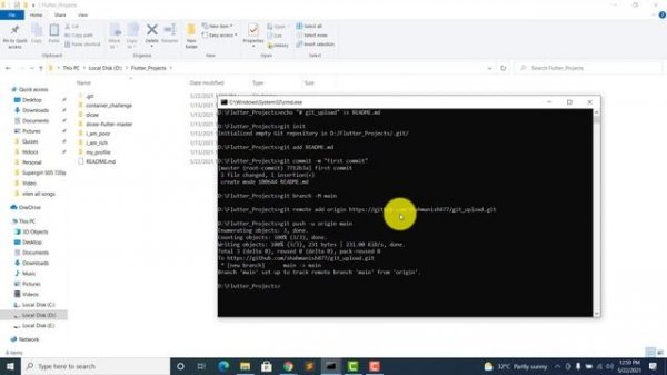 GitHub - How to upload project into GitHub