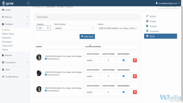 Spree Commerce Admin Dashboard | Product Panel смотреть онлайн