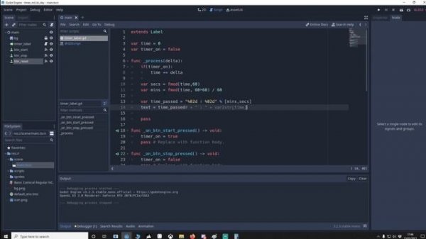 How to make a timer in Godot, milliseconds all the way to days