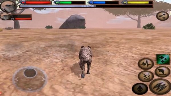 Hyena Simulator-Симулятор Гиены-Savanna Simulator-By Gluten Free games-IOS/Android