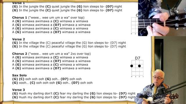 The Lion Sleeps Tonight - Coaching and Play-along Track смотреть онлайн
