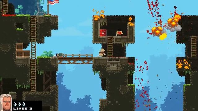 обзор игры BroForce