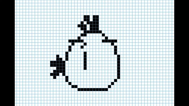 Как нарисовать Матильду из Angry Birds по клеточкам смотреть онлайн