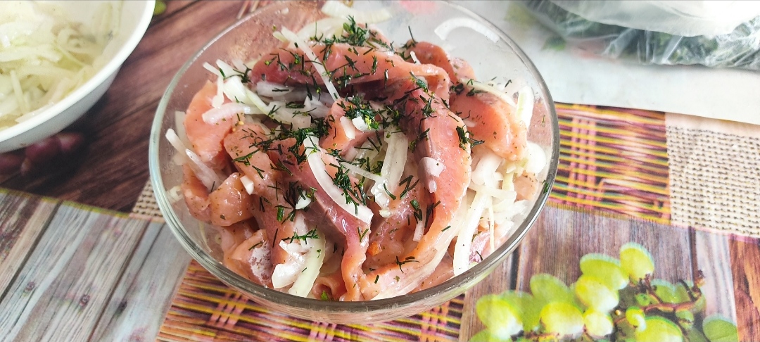 Малосольная горбуша за ночь! Пальчики оближешь! Солю всегда сама,сметают всё со стола! #ПоварОтБога