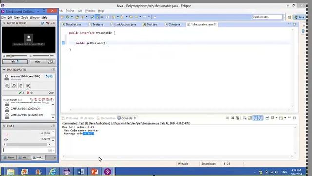 Java CS141 - Week 1 - Interface and Polymorphism: Part 1 смотреть онлайн