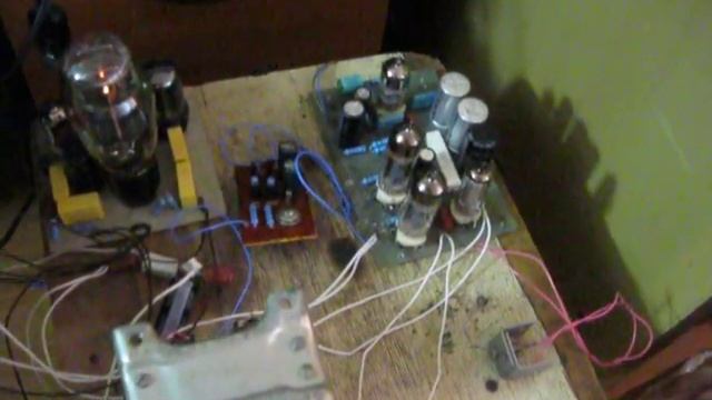 Классический усилитель на 6П43П. Токовые зеркала. Часть 1. смотреть онлайн