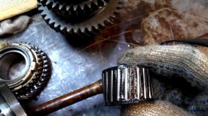 как собрать вторичный вал кпп 2109,косяки предыдущего ремонта №5.mp4