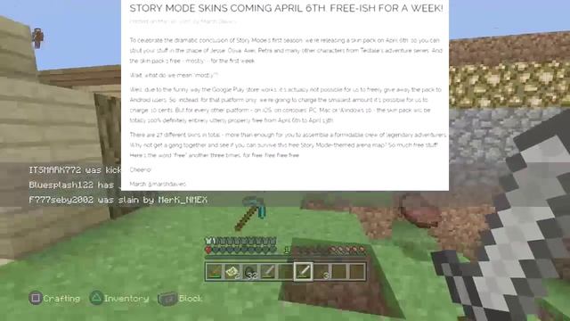 Minecraft PS3 & Xbox 360 - Minecraft Story Mode Skin Pack Out TODAY! - (PS4/Xbox One) смотреть онлайн