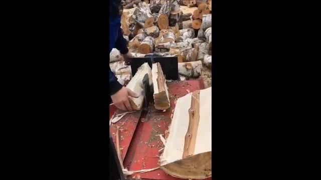 Колем чурки на дрова, без удара топора! смотреть онлайн