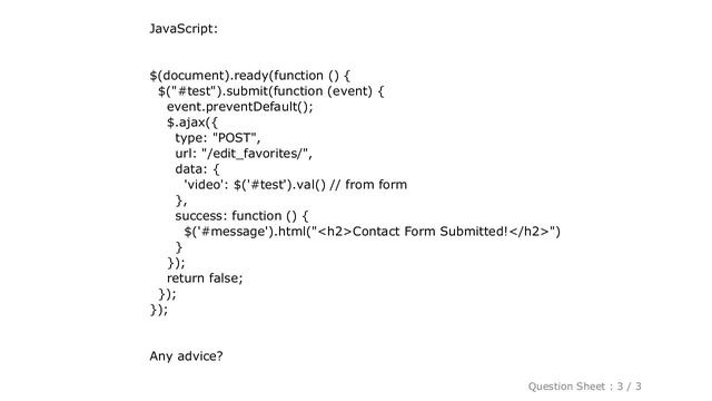 Django : How do I POST with jQuery/Ajax in Django? смотреть онлайн