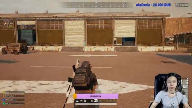 Девушка играет в PUBG-Пабг-Пубг) смотреть онлайн