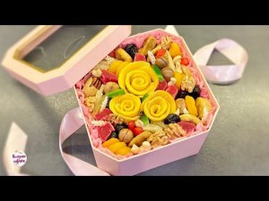 Я Взяла СУХОФРУКТЫ и Сделала Шикарный БОКС ИЗ СУХОФРУКТОВ на ПОДАРОК!