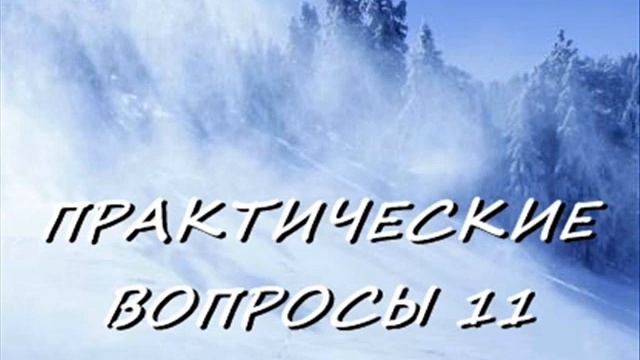 ПРАКТИЧЕСКИЕ ВОПРОСЫ 11