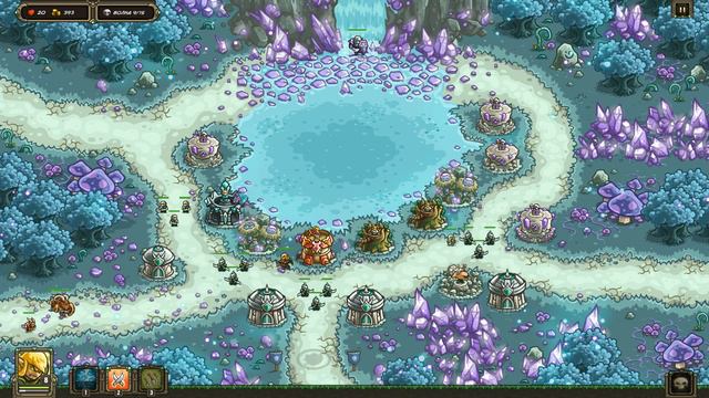 Прохождение Kingdom Rush Origins - Часть 7 (Кристальное озеро) смотреть онлайн