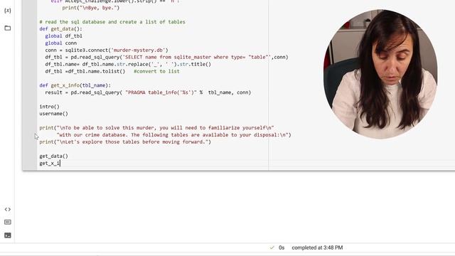 Bite Solution 5: Get data from database, and query it with Pandas | Python mystery game смотреть онлайн