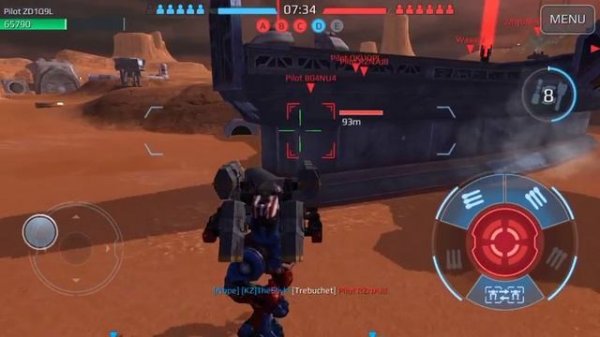 War Robots Test 3.4 New Bot hover!!!
