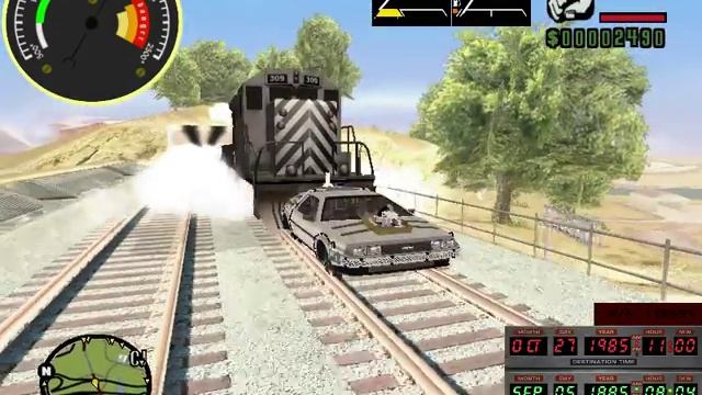 Back to the future RailRoad Part 3 смотреть онлайн