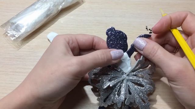 СНЕЖИНКИ - БАЛЕРИНКИ | НОВОГОДНИЙ ДЕКОР смотреть онлайн