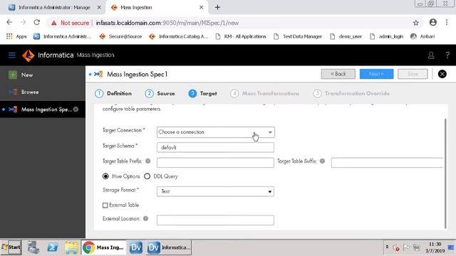 Mass Ingestion to Hive - BDM Developer смотреть онлайн
