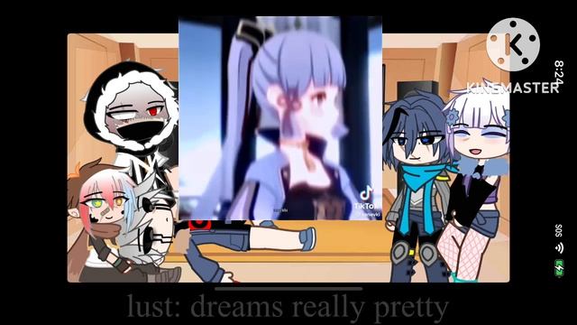 Sans Aus React To Nm And Dream As Ayato And Ayaka //