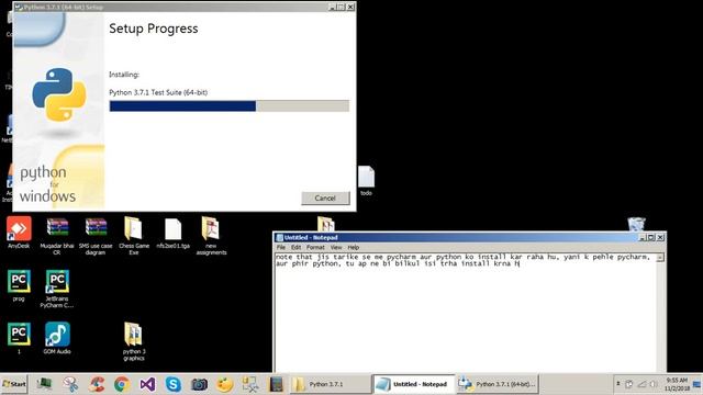 How to install Pycharm & Configure Python environment смотреть онлайн
