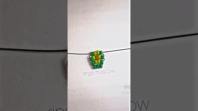 колечко из бисера"авокадо"? смотреть онлайн