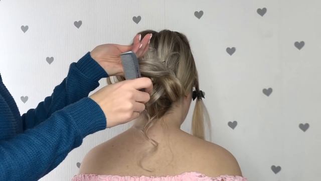 НИЗКИЙ ПУЧОК - ПРИЧЕСКА НА СВАДЬБУ, ПРИЧЕСКА НА ВЫПУСКНОЙ. ПОДРОБНЫЙ УРОК. WEDDING HAIR TUTORIAL смотреть онлайн
