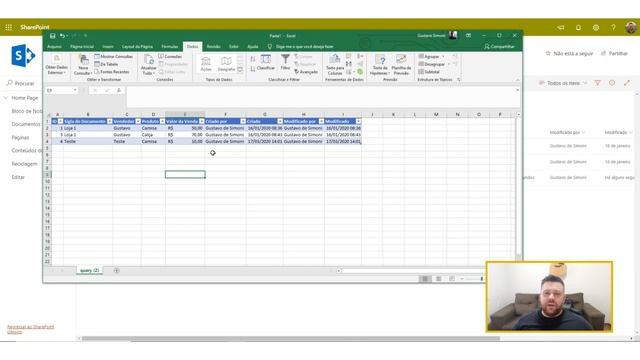 Como criar uma conexão entre o Excel e uma Lista do SharePoint? смотреть онлайн