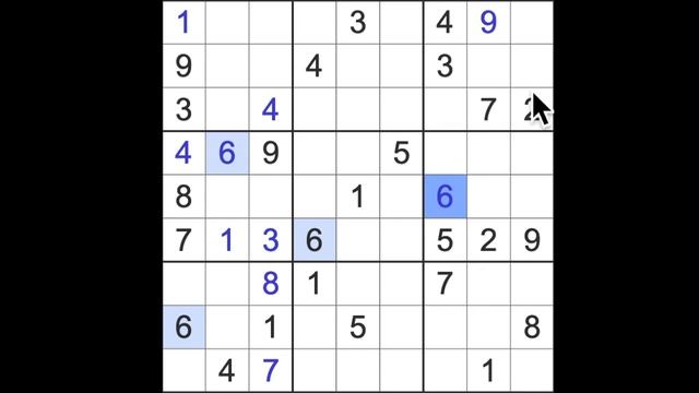 Sudoku solution – New York Times sudoku 28 August 2022 Hard level смотреть онлайн
