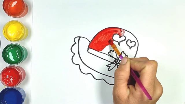 Bolalar uchun shapka rasm chizish/Drawing a hat for children/Рисование шляпа для детей смотреть онлайн