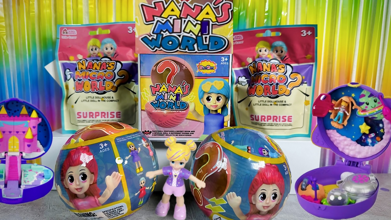 NaNa's Mini World Mix! Распаковка Сюрпризов. Мини мир. NaNa's Micro World. смотреть онлайн